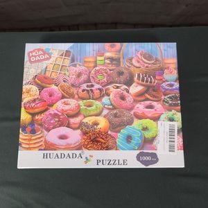 HUADADA Puzzle. Delightful Donuts. 27.6" X 19.7" 1000 PCS